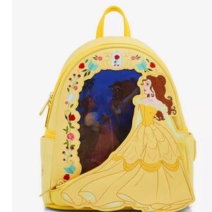 Loungefly Disney Beauty And The Beast Lenticular Mini Backpack